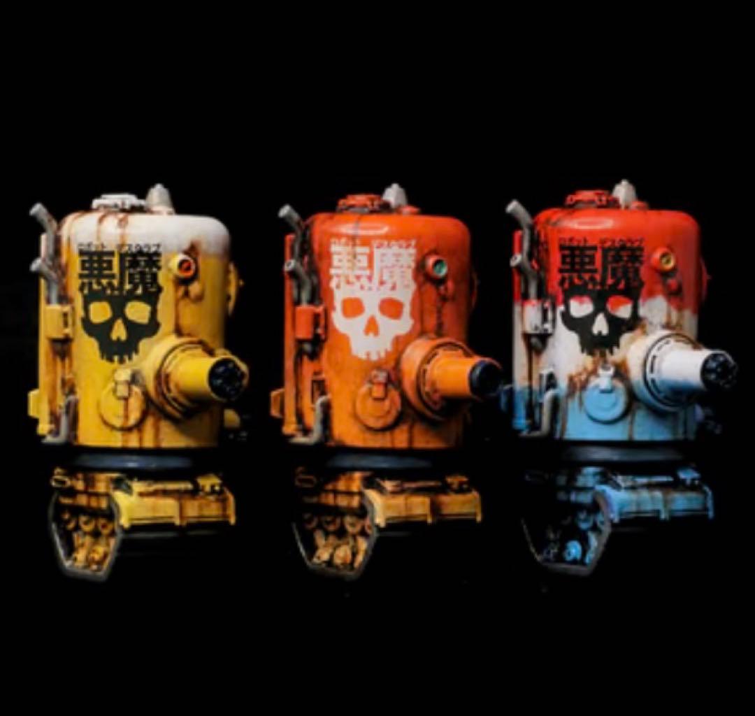 klav9 ワンオフ デスタンク 悪魔骸骨戦車 手塗りソフビフィギュア