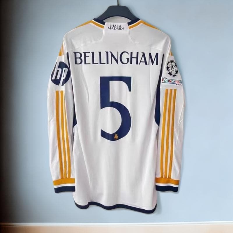 24-25 レアル・マドリード Bellingham 背番号5 長袖 シャツ