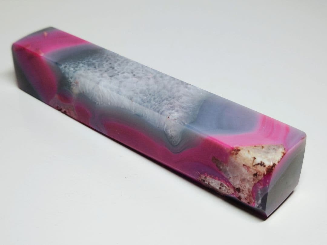瑪瑙 401g メノウ アゲート 原石 鑑賞石 自然石 誕生石 鉱物 鉱石 水石
