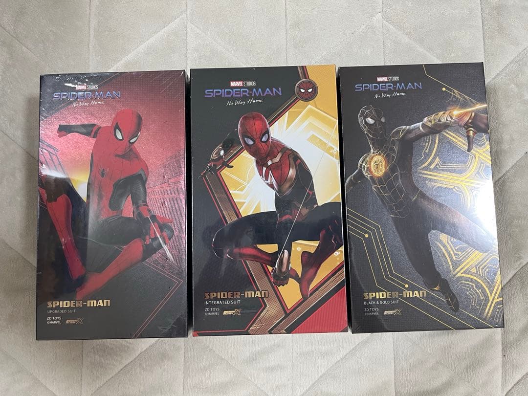 ZDTOYS スパイダーマン3体 未開封 まとめ売り