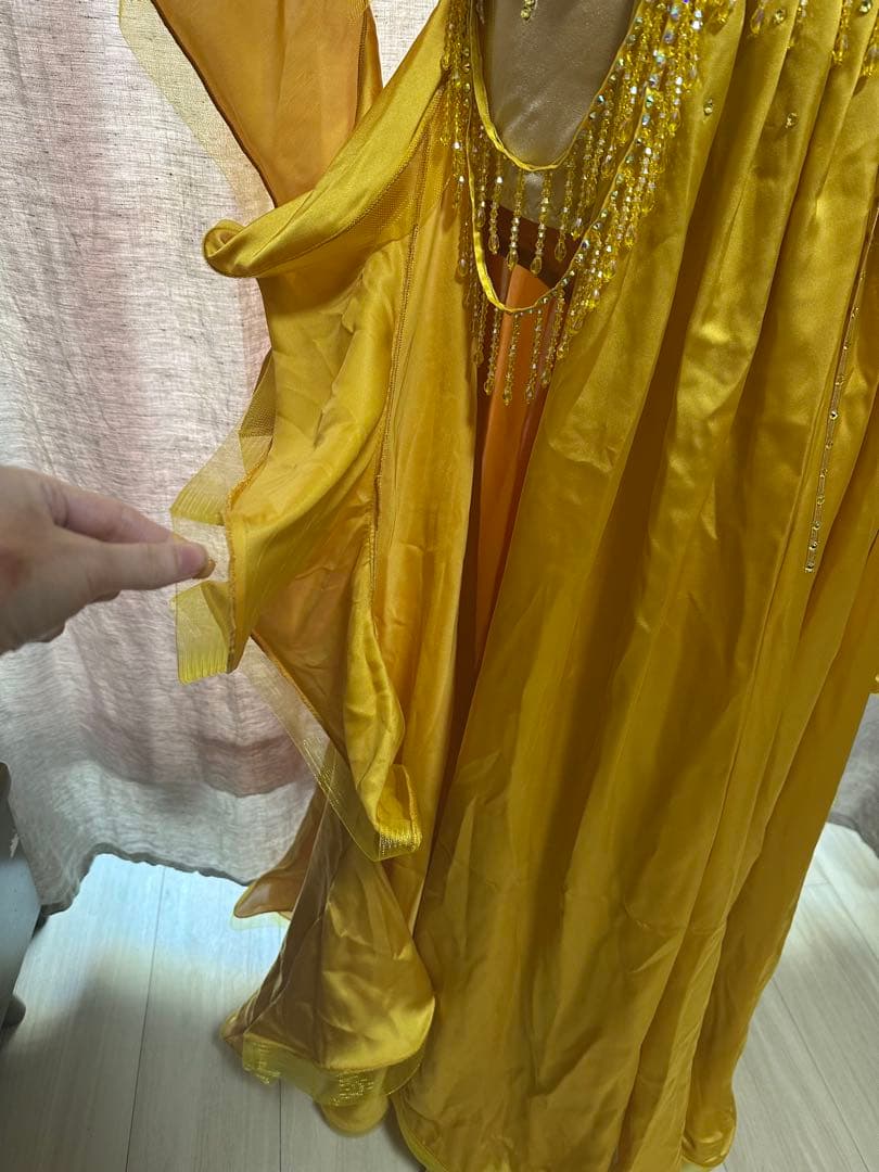 波　オーダー豪華衣装　新品　ベリーダンス　4点セット