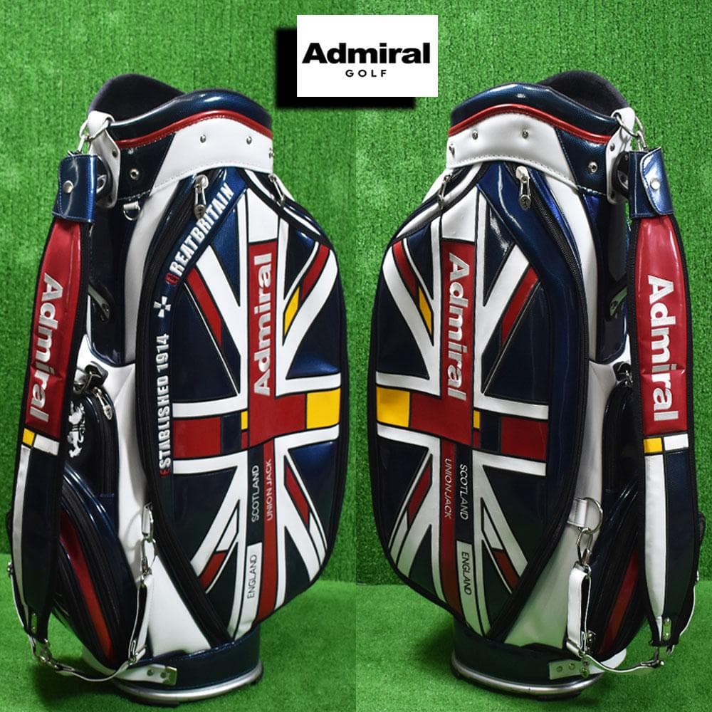 は*つ様 ADMIRAL/アドミラル ゴルフ エナメルキャディバッグ9.5型 訳