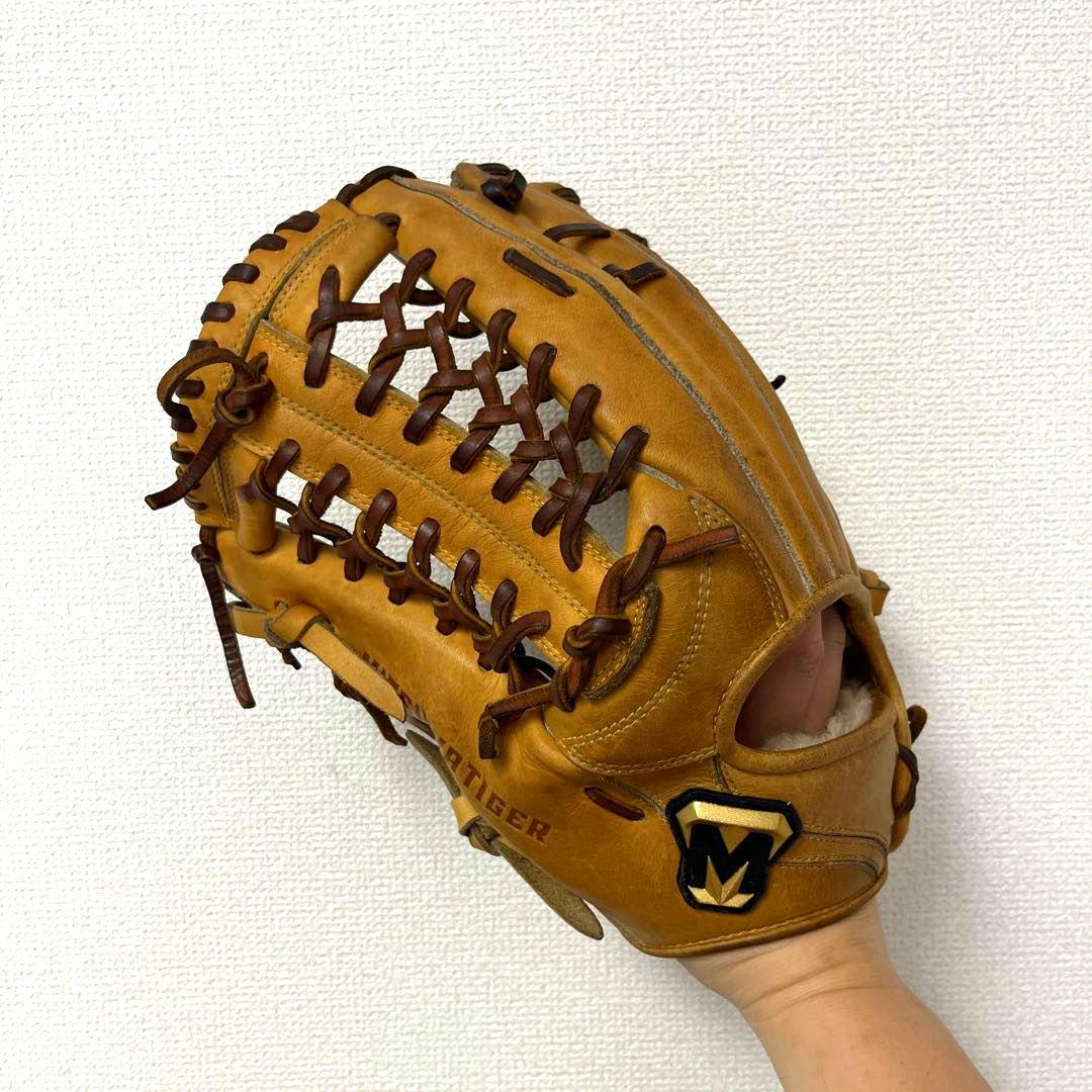 694 ミツワタイガー レボルタイガー 型抜群 硬式 外野手用グローブ
