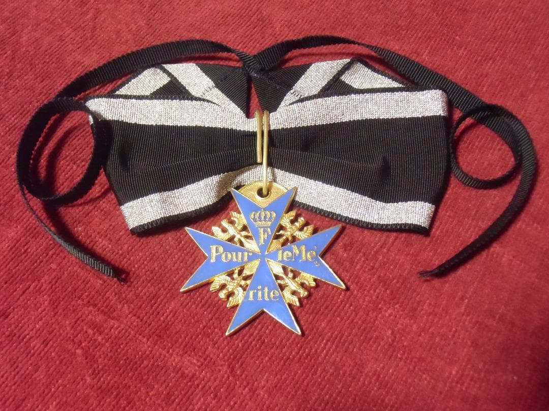 Ｗ帝政ドイツ軍/プロイセン王国＊プールルメリット勲章（ＣＯＰＹ/複製品）