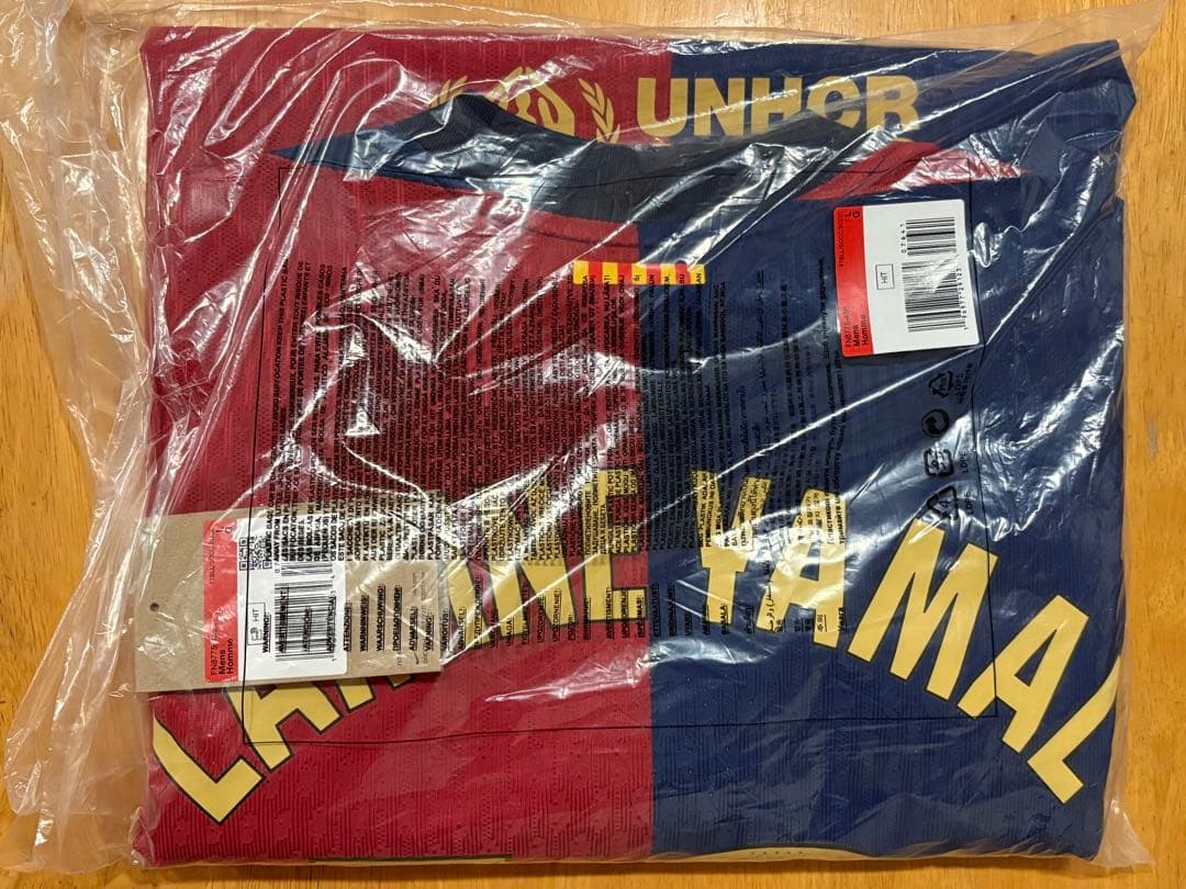 正規品 新品 ヤマル バルセロナ 24/25 オーセンティック Ｌ