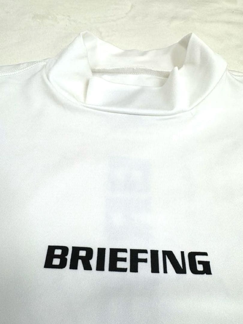 BRIEFING ブリーフィング ホワイトシャツ ロゴ入り メンズS 【未使用】