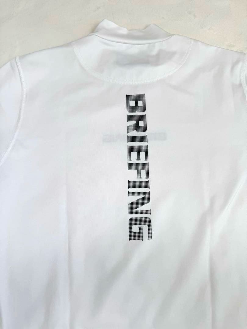 BRIEFING ブリーフィング ホワイトシャツ ロゴ入り メンズS 【未使用】