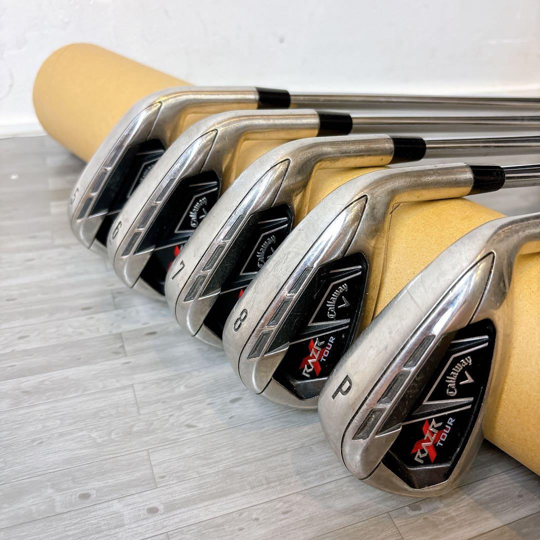 【美品】 Callaway キャロウェイ RAZR X TOUR 5本セット
