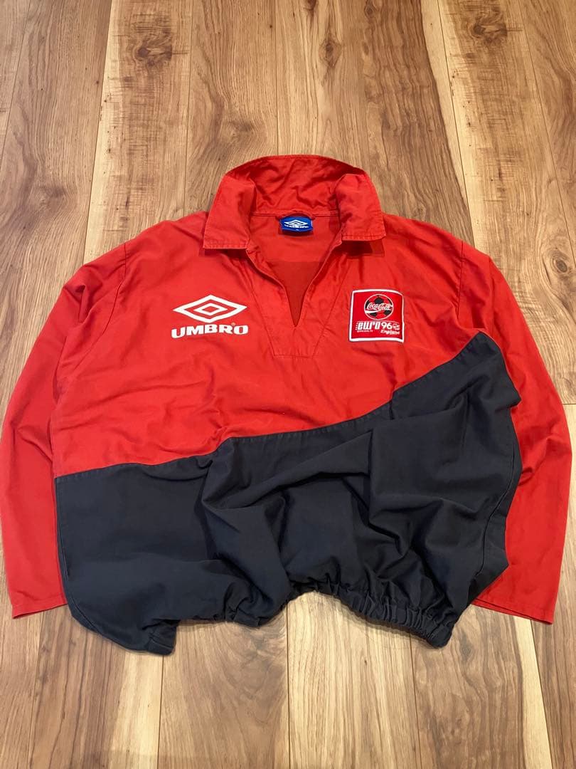 UMBRO イングランド EURO96 コカコーラ プルオーバーXL 古着
