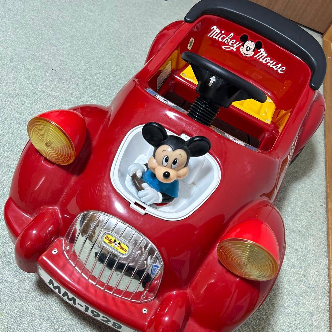 ミッキー　車　希少　レトロ　ヴィンテージ　プラスワン　ペダルカー