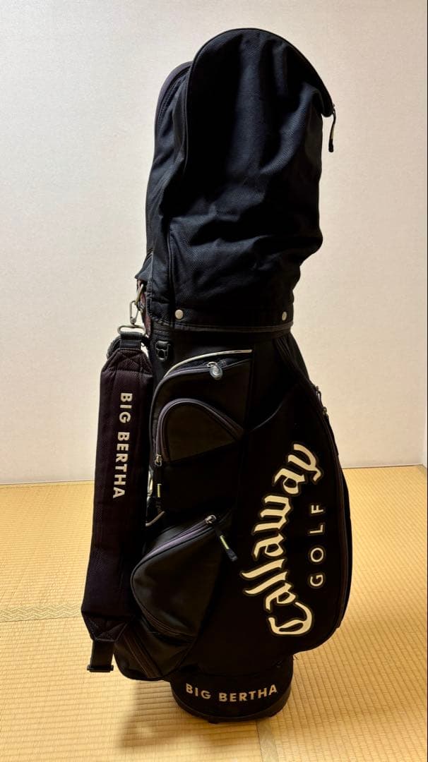 澤*蒼様 レトロ Callaway BIG BERTHA キャディバッグ　ブラッ