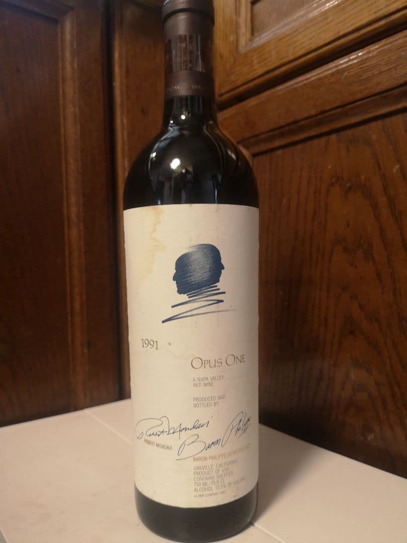 オーパスワン 1991と1998の2本出品 各750ml
