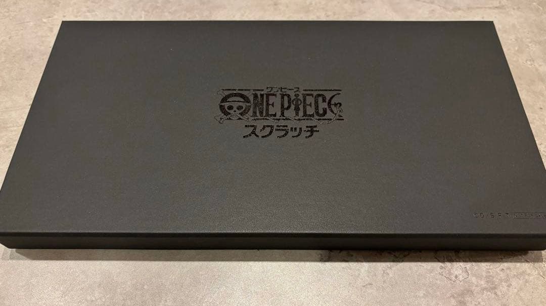 ！ONE PIECE スクラッチ 純金イラストプレート