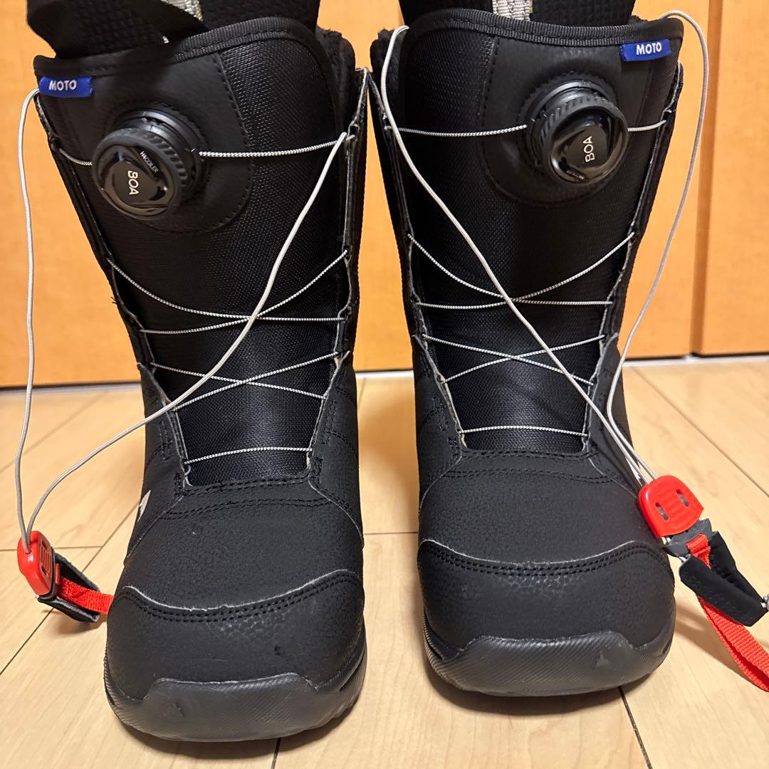 【美品】BURTON MOTO BOA WIDE スノーボードブーツ ブラック