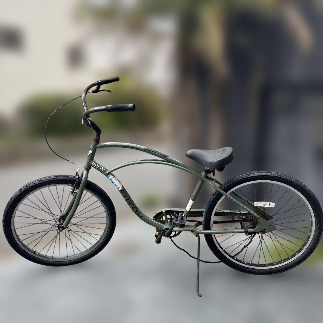 Electra ビーチクルーザー オリーブグリーンorive26インチ
