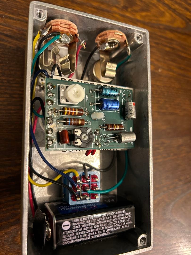 ギター Analogman Sun Face NKT 275 Red Dot Fuzz
