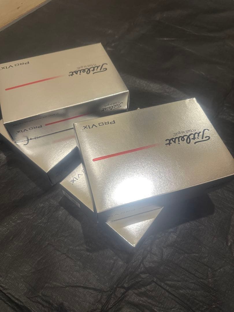 赤い色 Titleist Pro V1x ゴルフボール 4ダースセット