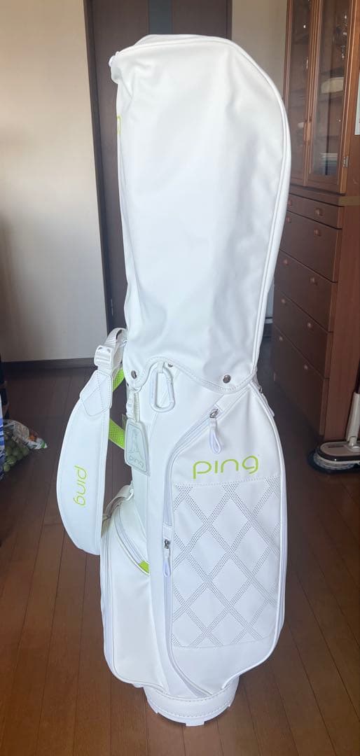 ★値下げ★【新品・未使用】pingレディースキャディバッグ白