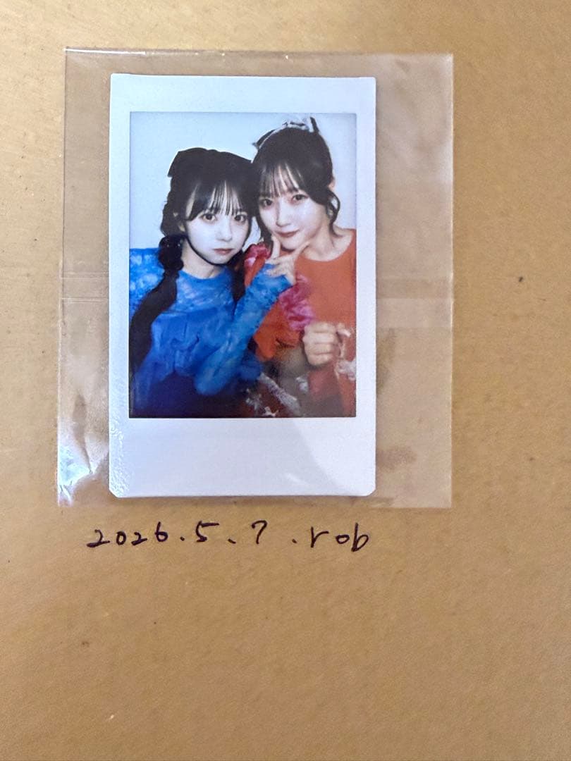 川本笑瑠＆増田彩乃ペアチェキ