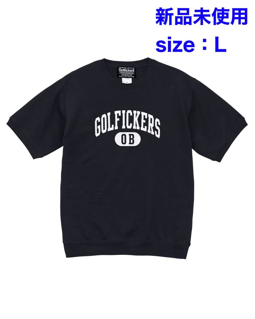 ゴルフィッカーズ　Half Sweat -Black- L size