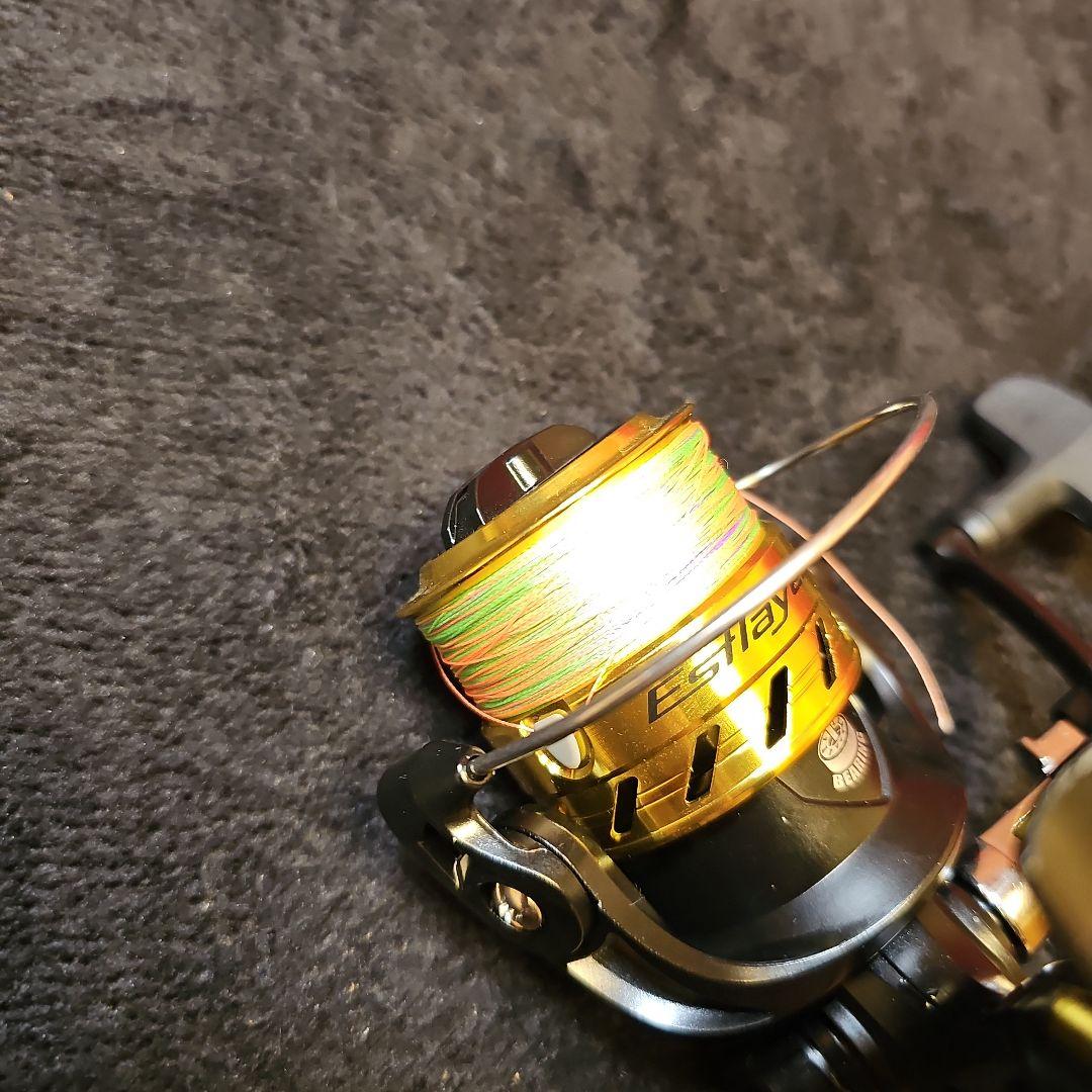 D-12　初心者必見！　シーバスセットエギングにも！新品リール新品peライン結束