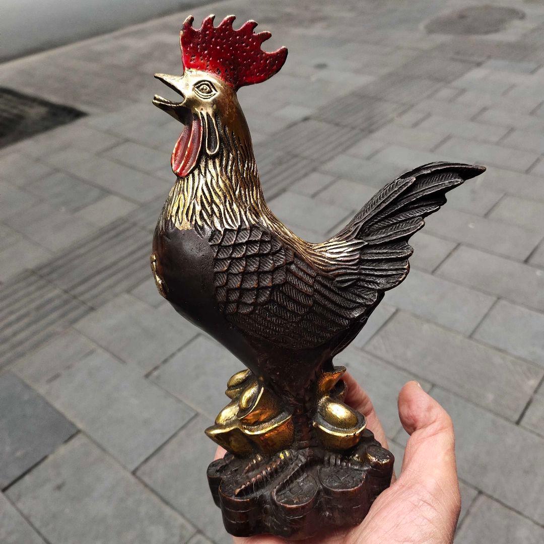 雄鶏 装飾品 工芸品 美術品 置物