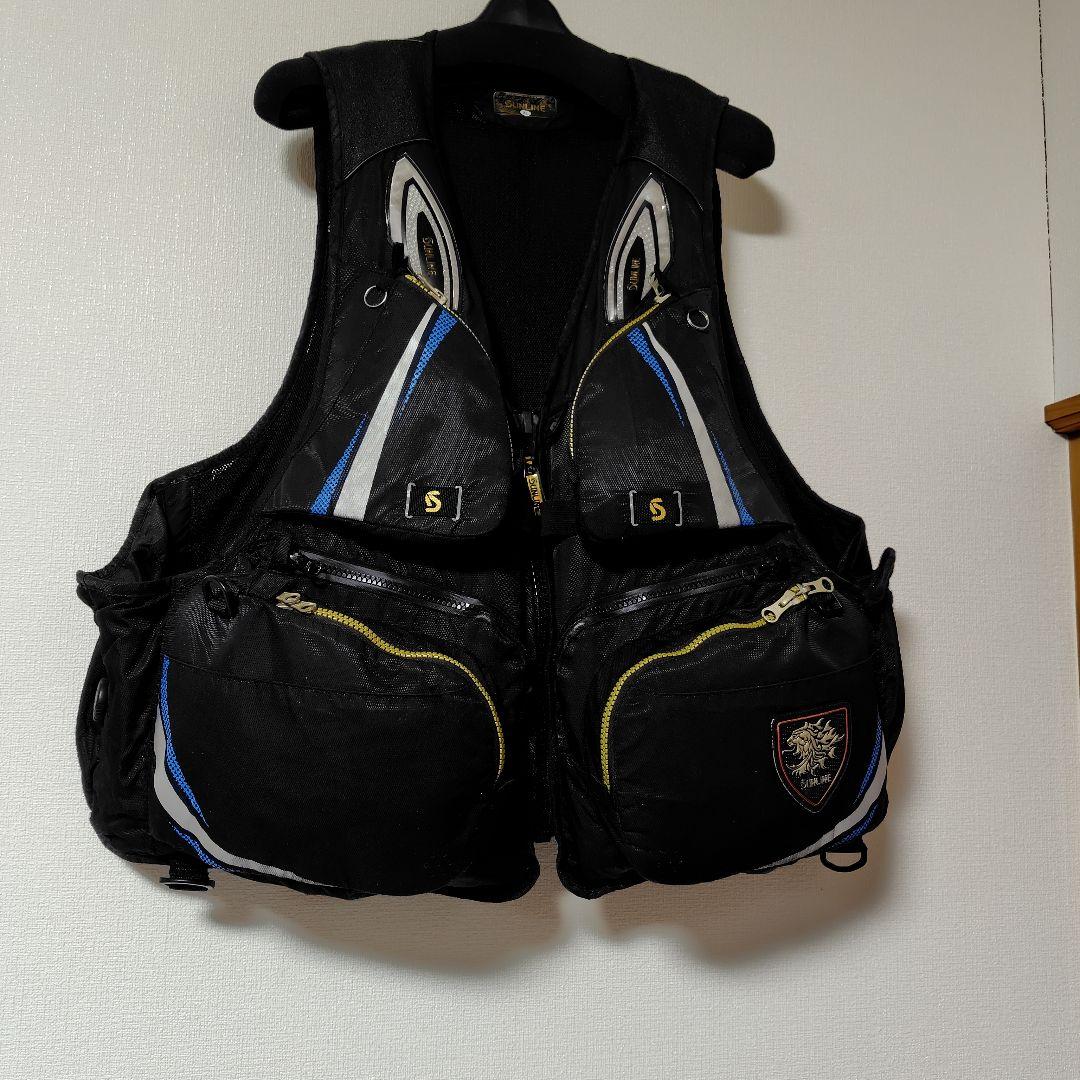 SUNLINE ライフジャケット XL ブラック