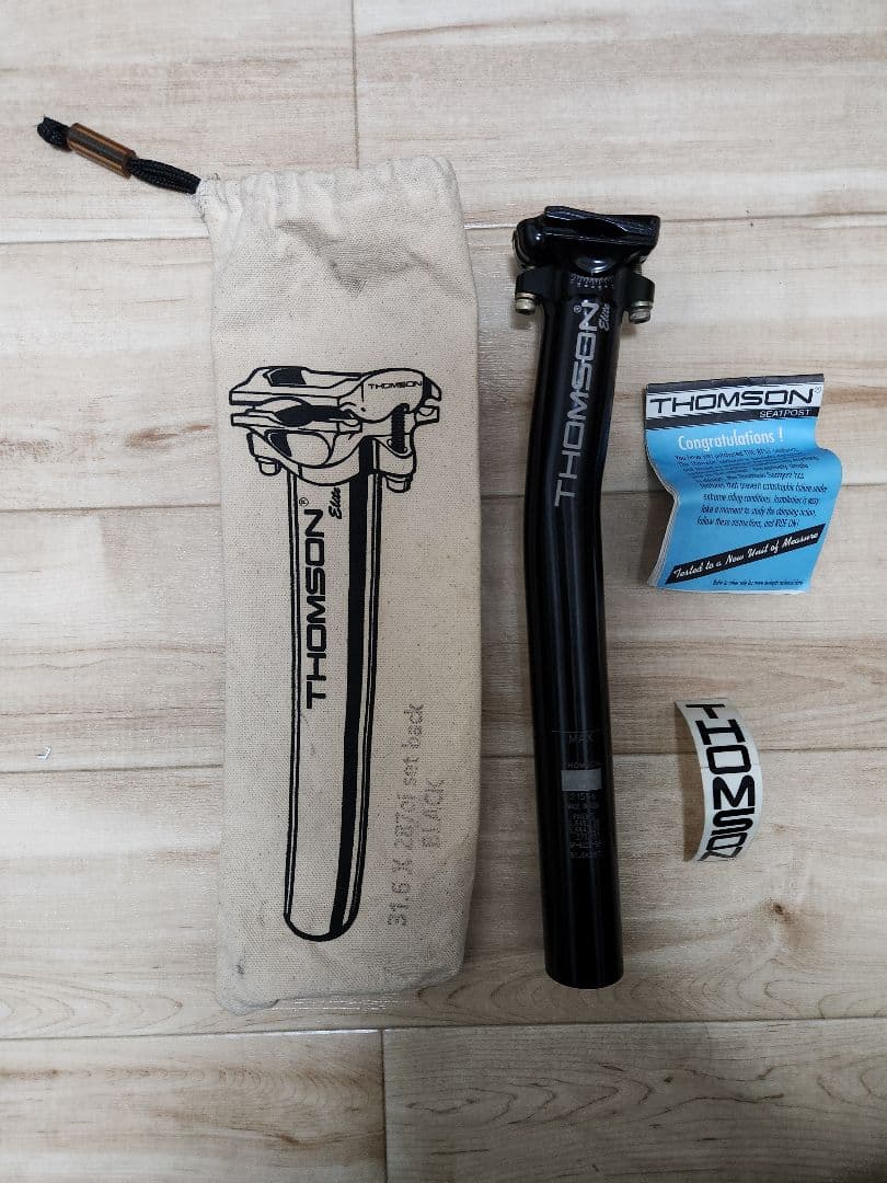 THOMSON ELITE SETBACKシートポスト 中古 袋付