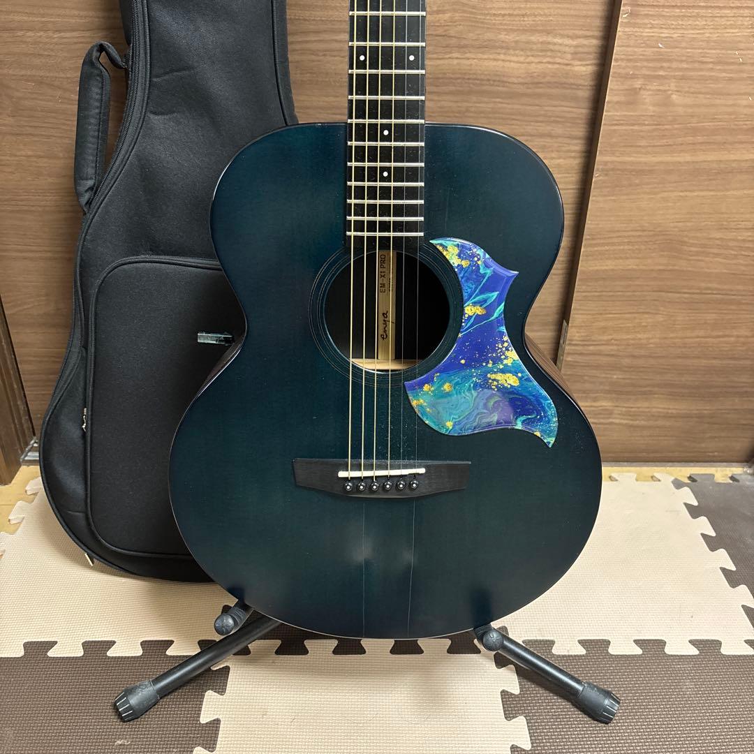 ENYA EM-X1 PRO トランスアコースティックギター　ソフトケース付き