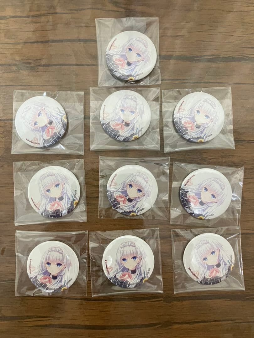 Summer Pockets 鳴瀬しろは 44mm缶バッジ 10個