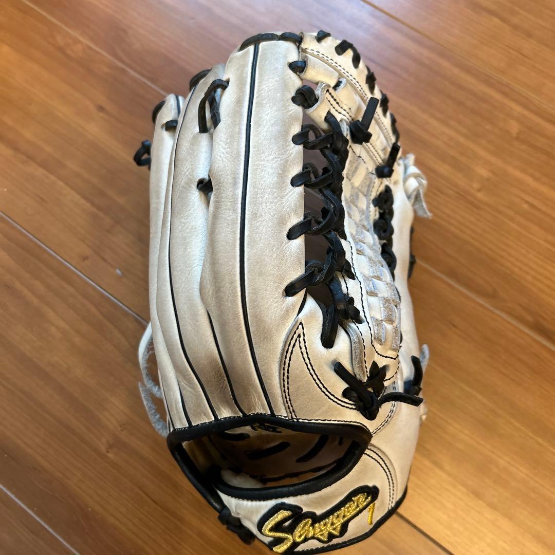 Slugger野球グローブ ホワイトレザー　軟式用