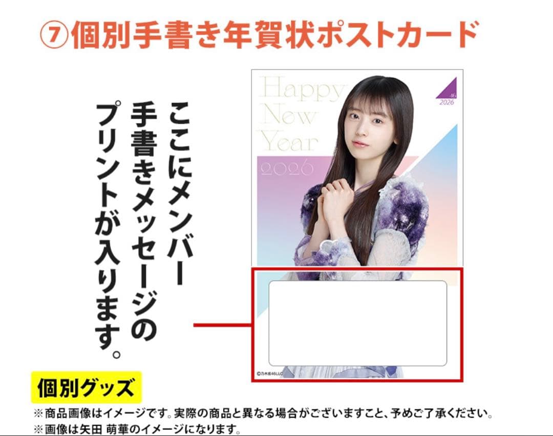 乃木坂46 2026年福袋A B C 19点　遠藤さくら