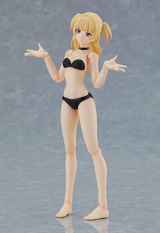 未開封 figma 女性body（ユウキ） with 黒コルセットワンピ