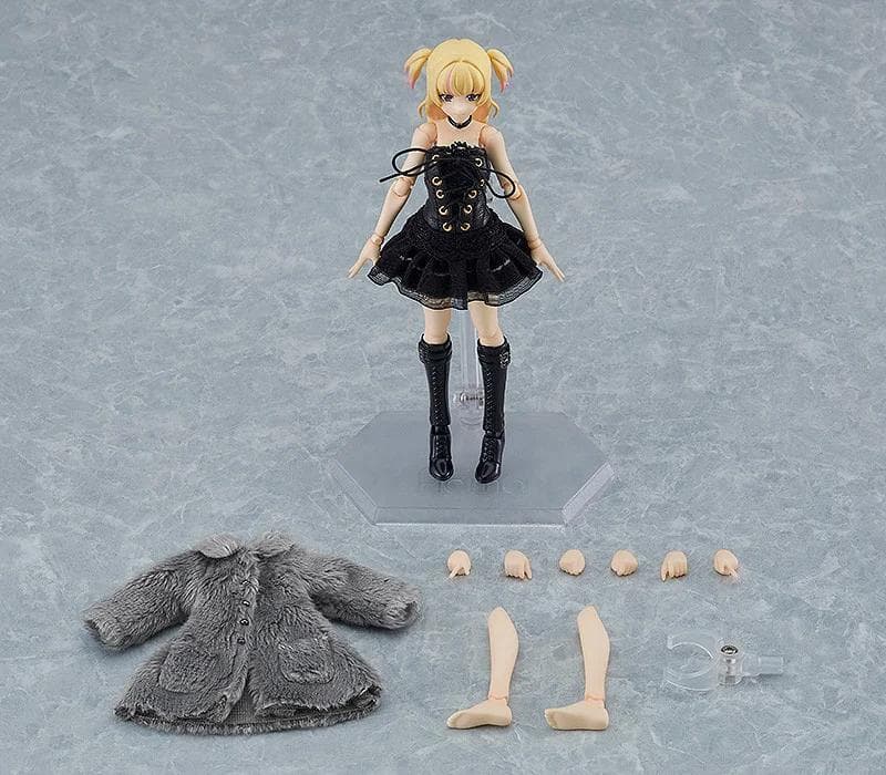 未開封 figma 女性body（ユウキ） with 黒コルセットワンピ