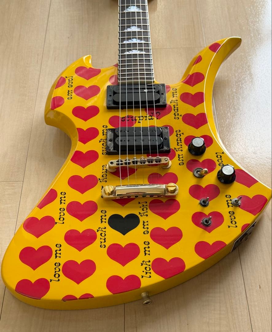 値下げ／Burny MG-145S／イエローハート／FERNANDES／HIDE