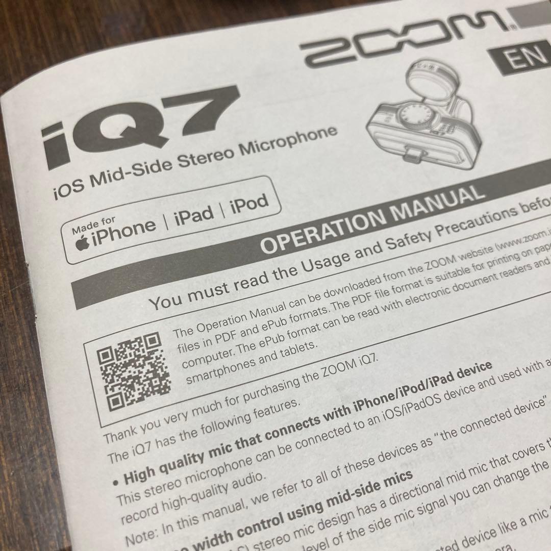 配信機器・PA機器・レコーディング機器 Zoom iQ7