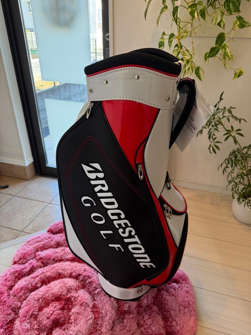 BRIDGESTONE GOLF キャディバッグ 馬場咲希と横峰さくらサイン入り