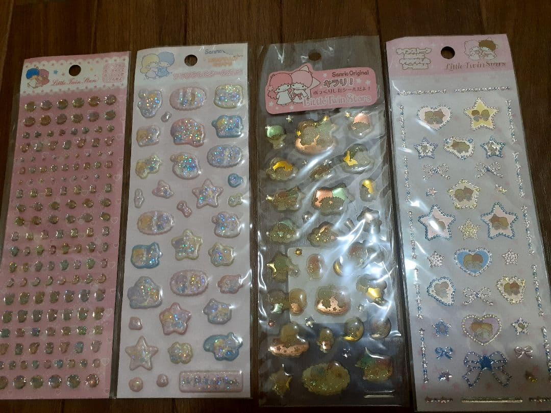 ぷくぷく　立体　キキララ　サンリオ　シール　平成レトロ