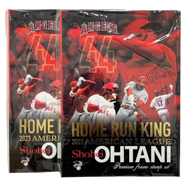 【N】大谷翔平 2023 ホームランキング プレミアムフレーム 新品 2冊セット