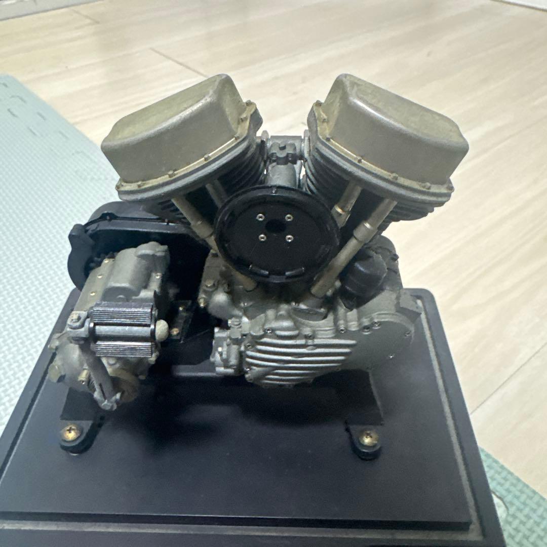ハーレーダビッドソン 1948 パンヘッド 1200 1/6 エンジン模型 無駄