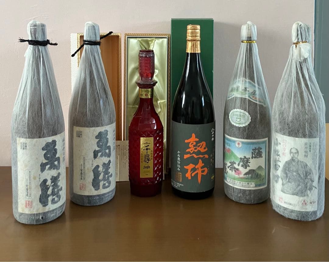 焼酎セット　鹿児島　720ml1本、1800ml 5本