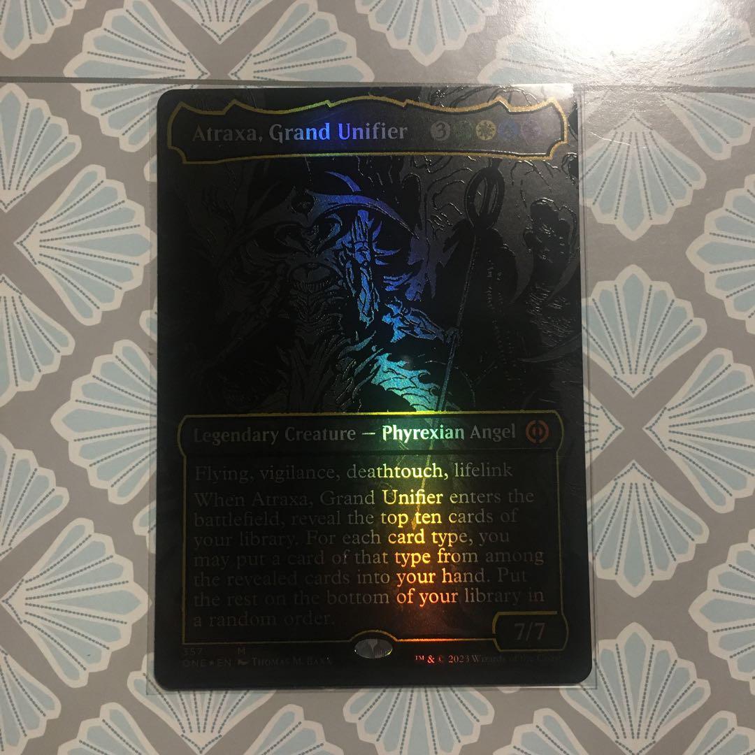 MTG 偉大なる統一者、アトラクサ　オイルスリックfoil