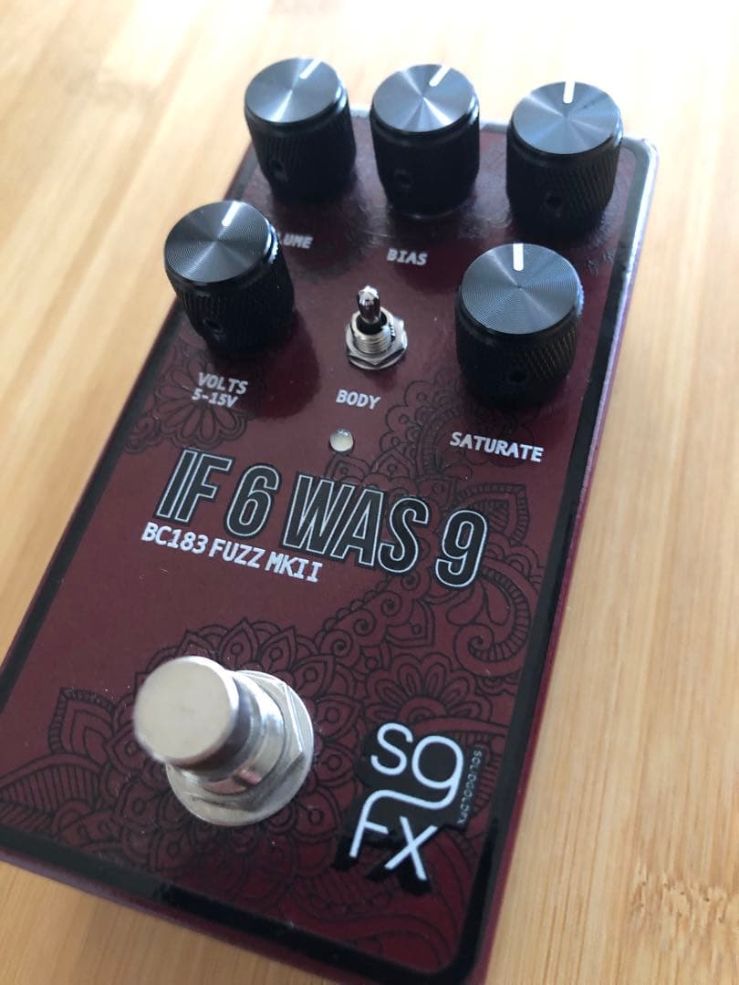 ギター solidgoldFX IF 6 WAS 9 BC183 FUZZ MK II