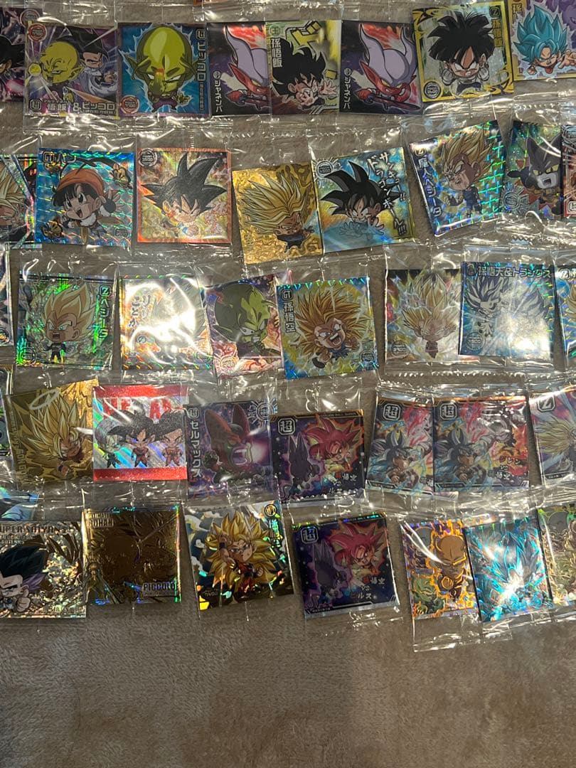 ドラゴンボール ワンピース 鬼滅の刃 シール カード まとめ売り レア多数