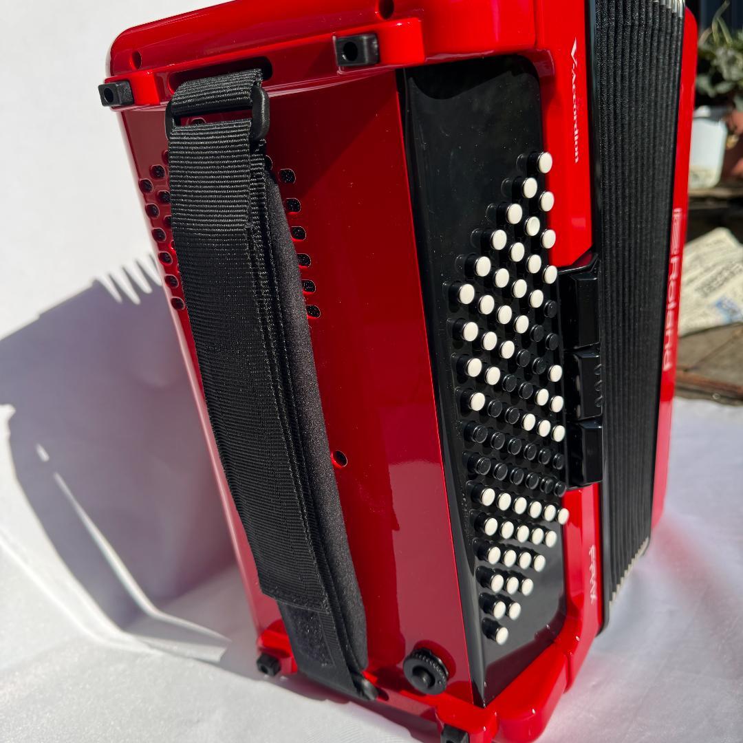 ローランド Vアコーディオン FR-1x 赤　美品！