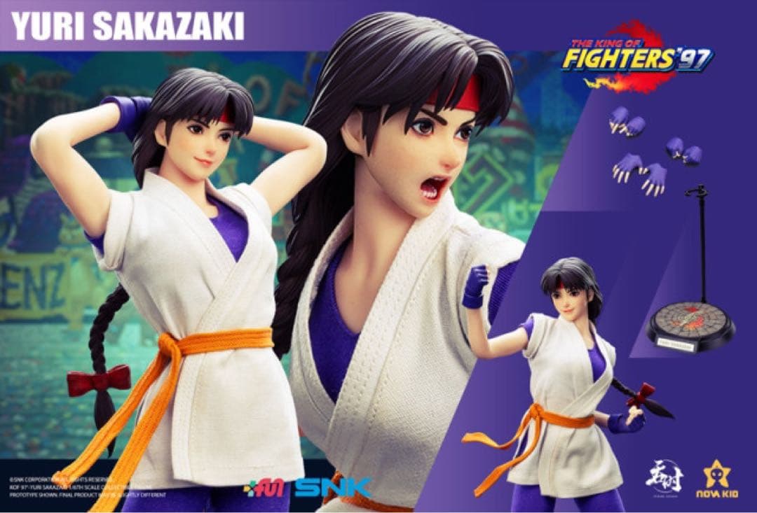 ザ・キング・オブ・ファイターズ ユリ・サカザキ 1/6シームレスドールフィギュア