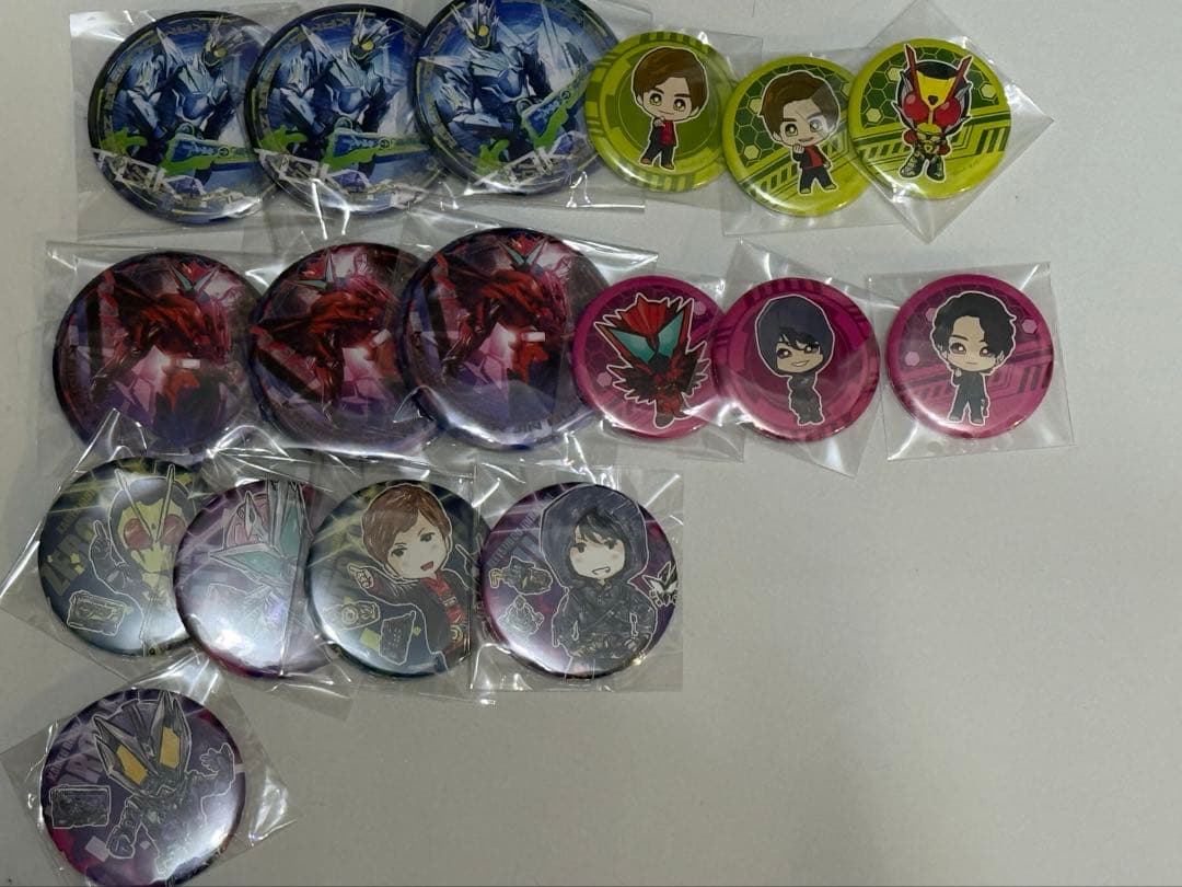 仮面ライダーゼロワン　迅　滅　缶バッジ　セット
