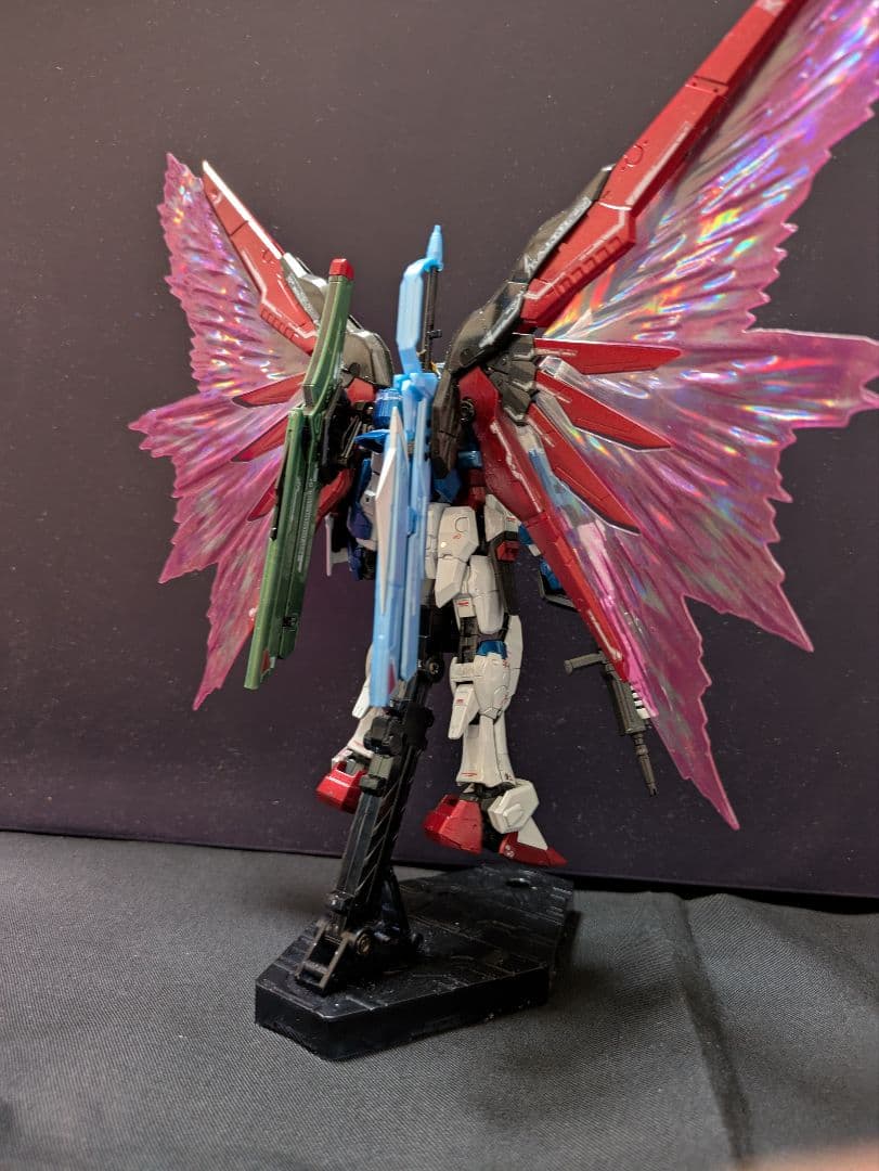 1/144 RG デスティニーガンダム[チタニウムフィニッシュ]光の翼セット