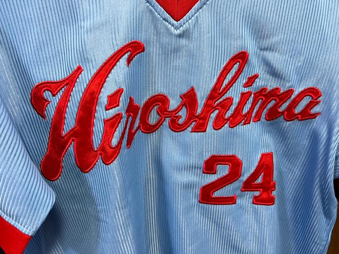 広島東洋カープ　ユニフォーム　シャツ　大野豊　投手　CARP　Mサイズ