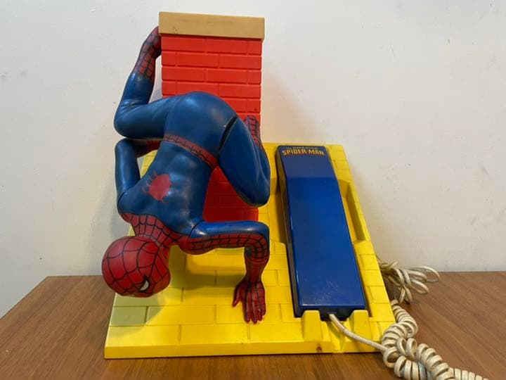 【希少】ビンテージ　スパイダーマン　テレフォン